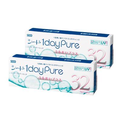 1-Day Pure Moisture Plus [BC] 8.8 [PWR] -2.75 32 линзы в коробке, 2 коробки