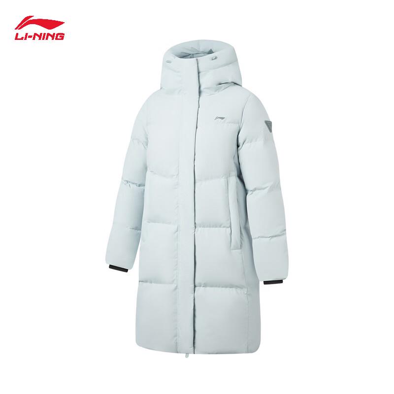 Li-Ning Женская утепленная куртка средней длины с капюшоном AYMV406