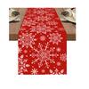1PC Polyester New Year Tablecloth Navidad Natal Noel Christmas Table Runner Merry Home Decor