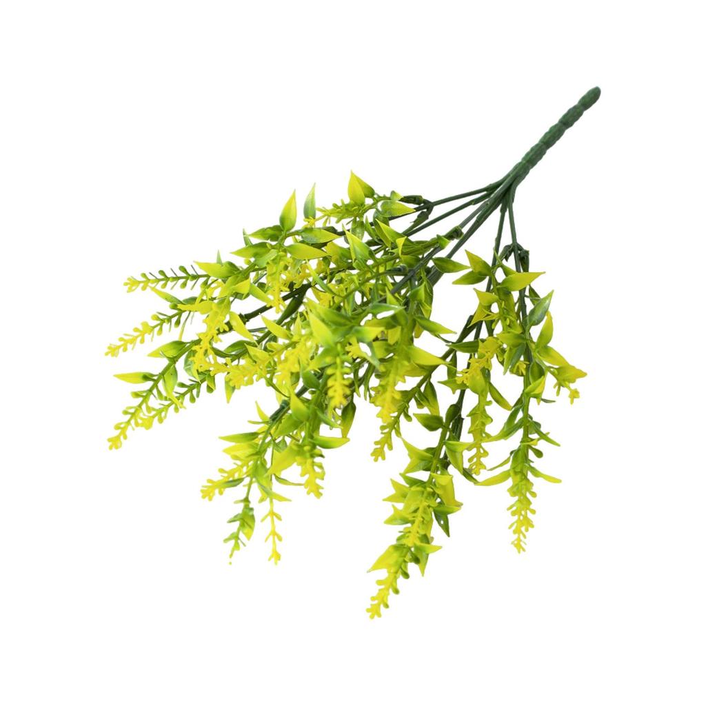 12 пучков искусственных цветов лаванды, растения с 7 гибкими стеблями, 14-дюймовые устойчивые к ультрафиолетовому излучению искусственные уличные пластиковые растения