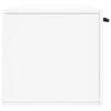 Wall Cabinet White 80x36.5x35 cm Particleboard