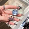 New Simple Quartz Watch Casual Elegant Rhinestone Frame Fashion Niche Design Bracelet Watch Women
