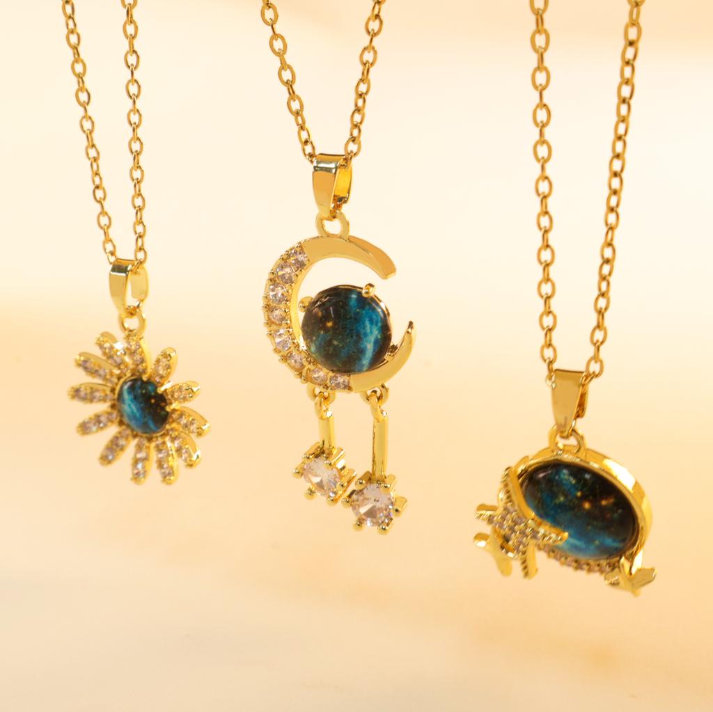 Ожерелье Женское Серия Планета Мечты Изысканное Ожерелье Нишевый Дизайн Легкая Роскошь Премиум Аксессуары из Титановой Стали