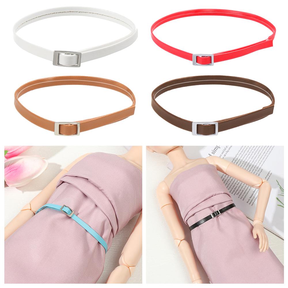 Super Mini Long 20cm Width 5mm Doll Belt Bjd Doll Clothes DIY Doll Accessories Artificial Leather
