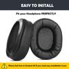 1Pair Earpads Replace Protein Leather Earpads Ear Cushions Sponges Cover Earmuffs for Thomson WHP3311BK/WHP3311W Headphones