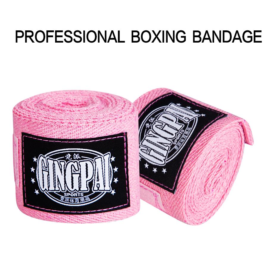 2 шт. 3/5 м Хлопковый боксерский бинт Спортивный ремень Санда Кикбоксинг Перчатки для рук Защитный пояс Боксерские спортивные обмотки Бинт
