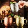 Durable Coppery Beer Mugs 550ml Coffee  Cup New Copper Moscow Mule Mug  Bar Drinkware