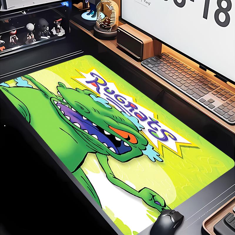 Rugrats Theme Premium Non-slip Mouse Pad with Stitched Edges,Durable Rubber Material,for Desktop & Gaming Great Gifts