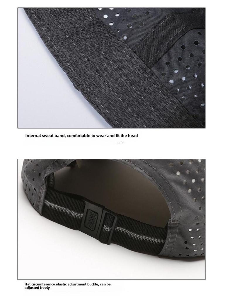 Мужская летняя дышащая сетчатая бейсболка Duckbill с быстросохнущим солнцезащитным козырьком