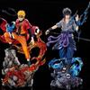 23cm Naruto Anime Figure Uzumaki Naruto Uchiha Sasuke Action Model Pvc Statue Desktop Ornament Collection Toys Gift