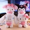 22cm   Kuromi Pillow KT Plush Toy Girls Soft Stuffed Animal Toys Heart My Melody Cinnamoroll Stuff Doll Gifts