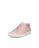 ECCO Soft 7 Genuine Leather Casual Sneakers for Women, Rose Dust/Old Rose, Size 25.0 Cm, 3E