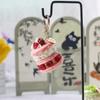 Simple Funny Fruit Dessert Pendant Simulation Food Keyring Fashion Cake Keychain  Best Friend Gift