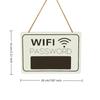 Wall Decor Durable Wooden Wifi Password Sign No Electricity Required for Home