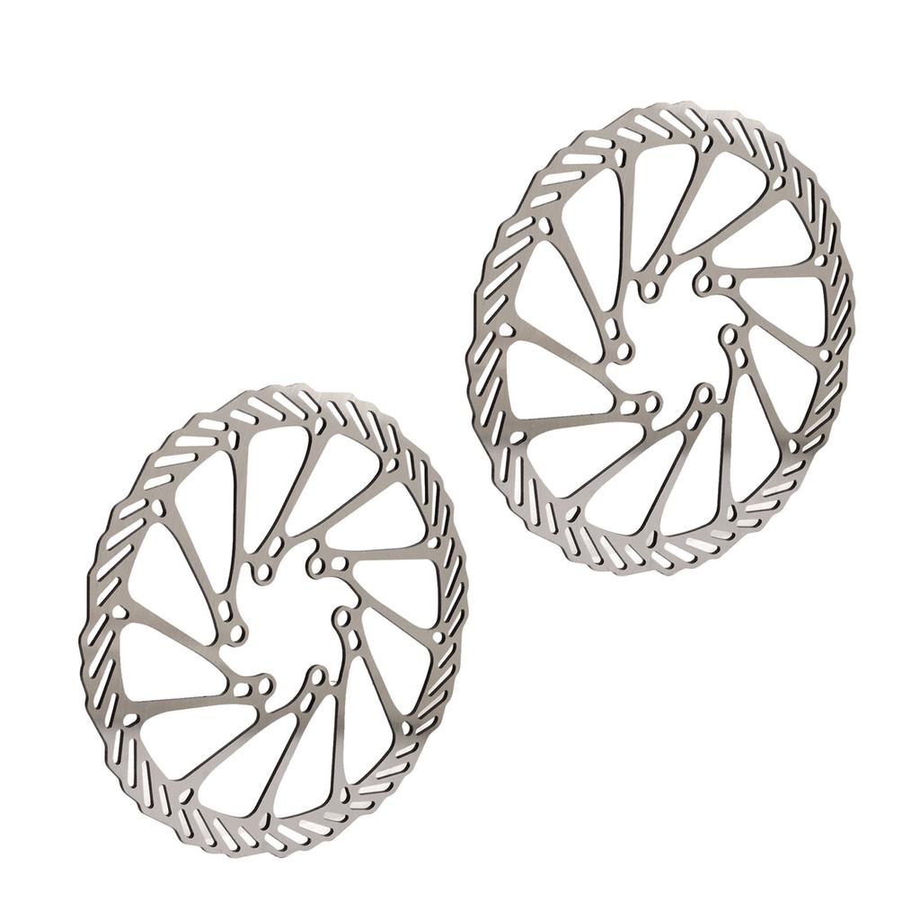 2 шт. роторы дискового тормоза для велосипеда легкие, быстро рассеивающие тепло, стальные, высокой твердости, для горного велосипеда