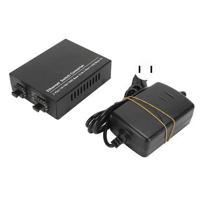 Волоконно-оптический трансивер Plug and Play, оптоволоконный медиаконвертер SFP в RJ45 до 120 км со светодиодными индикаторами