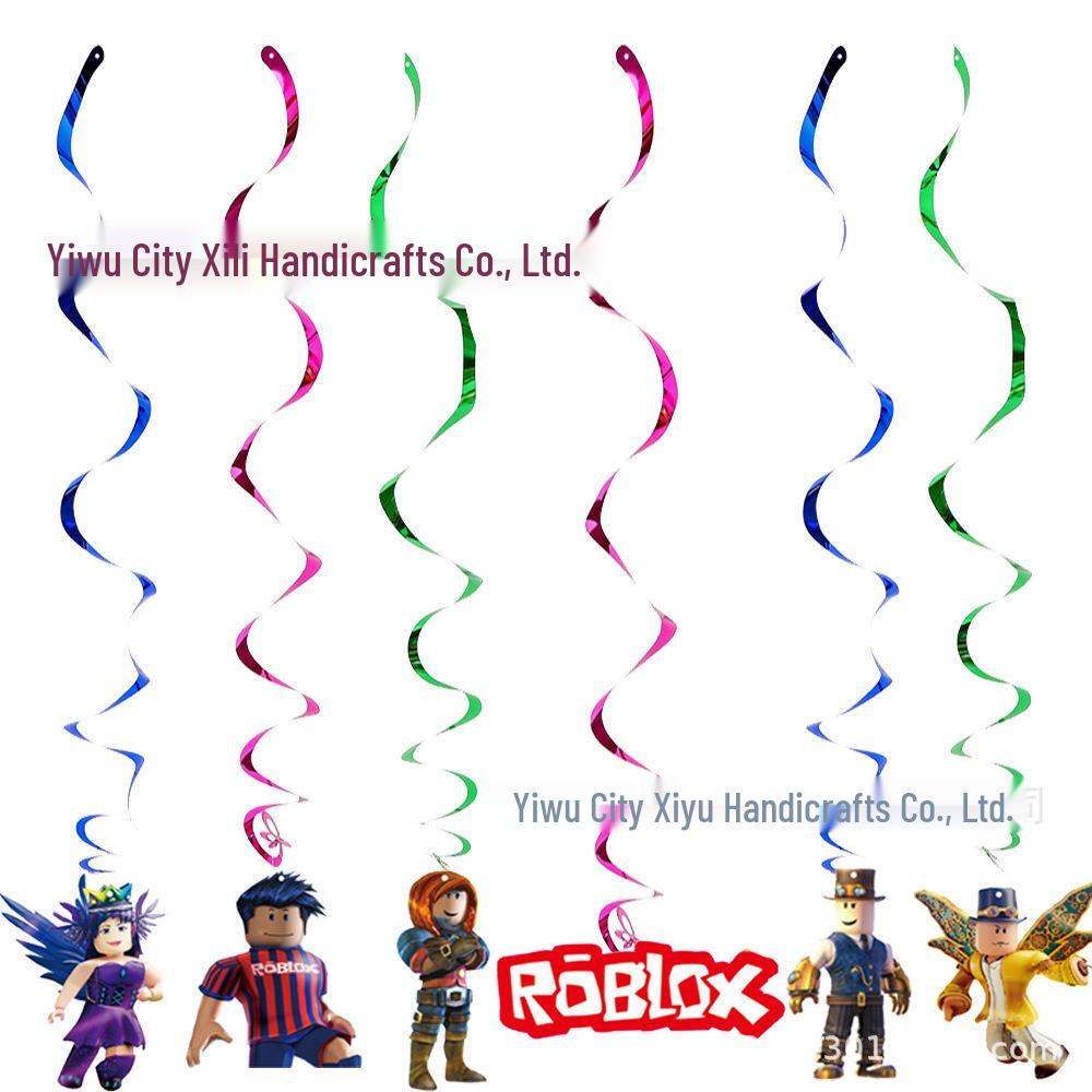 Украшения для вечеринки в виртуальном мире Roblox: Баннеры, Шары, Драконы и Принадлежности для Торта