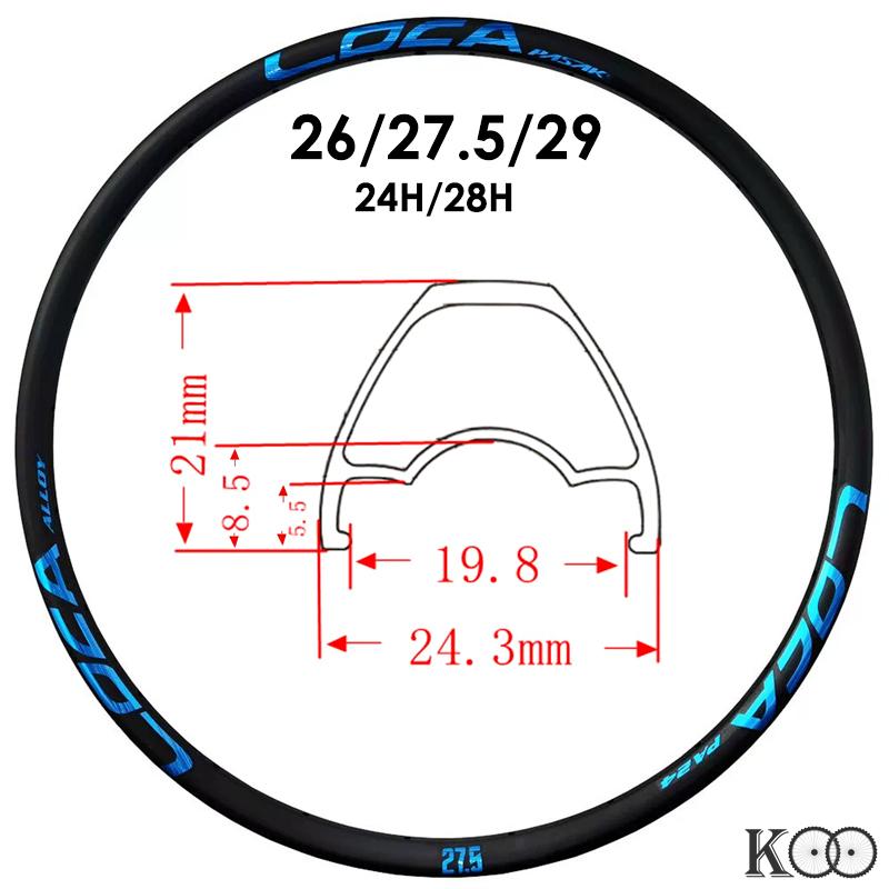 Обод Pasak для шоссейного велосипеда 26"27.5"29"700C из алюминиевого сплава Велосипедный обод 24/28H Кольцо для дискового тормоза Черный Двухслойный обод для МТБ Шины 20C-45C