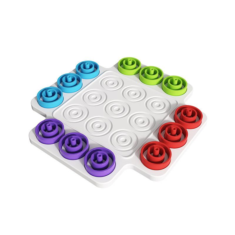 Fun Indoor Tic Tac Toe Puzzle With Interactive Features For Emotional And Visual Skills