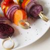 Eco-friendly Disposable Scissor Shaped Fancy Sticks Appetizers Picks Ring Toothpick Cocktail Skewer