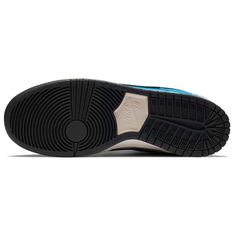 Кроссовки унисекс Instant Skateboards x Nike Dunk Low Pro SB QS Синий Синий-Герой Бледно-Слоновая кость CZ5128-400