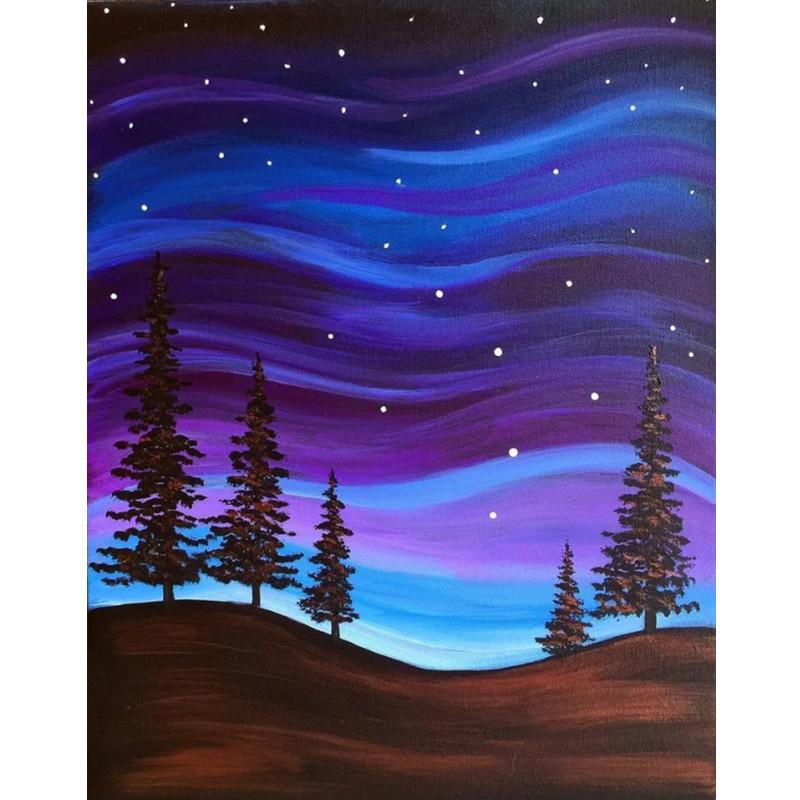 5D DIY Алмазная картина мультфильм лунный пейзаж Алмазная вышивка Набор для вышивки крестом Полный горный хрусталь Мозаика Домашний декор