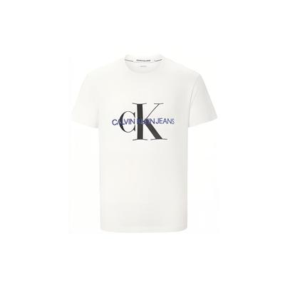 Футболка с коротким рукавом и логотипом 3D Jelly Print Crew Neck для мужчин, белые J317896