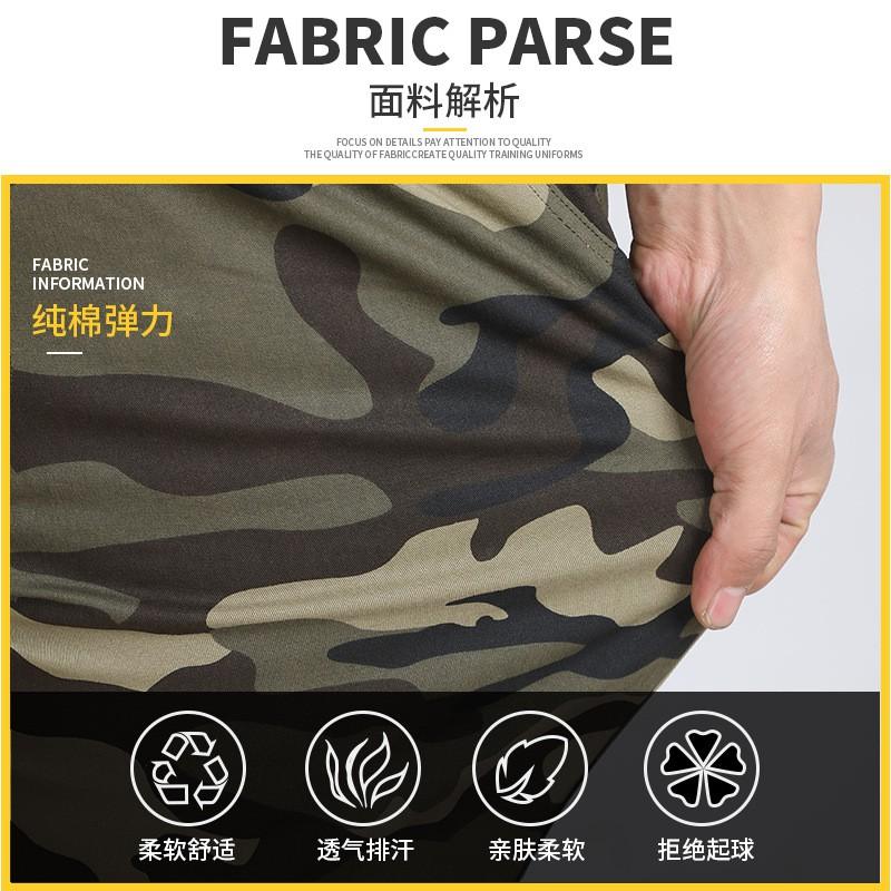 Mens Cotton Camo Workwear Set Outdoor Durable Utility Coverall Hiking Camping Fall