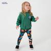 Little Maven Осенне-зимний костюм для девочек с флисовой подкладкой, с длинными рукавами, детский костюм-толстовка, европейский и американский стиль, повседневный костюм для девочки