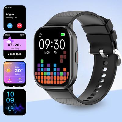 Умные часы Модные Bluetooth 5.2 Смарт-часы с вызовом 2,01 дюйма Женские кровяное давление Спортивный фитнес-браслет IP68 Водонепроницаемые часы Мужские умные часы Леди