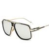Luxury Men'S Sunglasses With Mirrored Lenses For Women - Retro Vintage Square Designer Shades