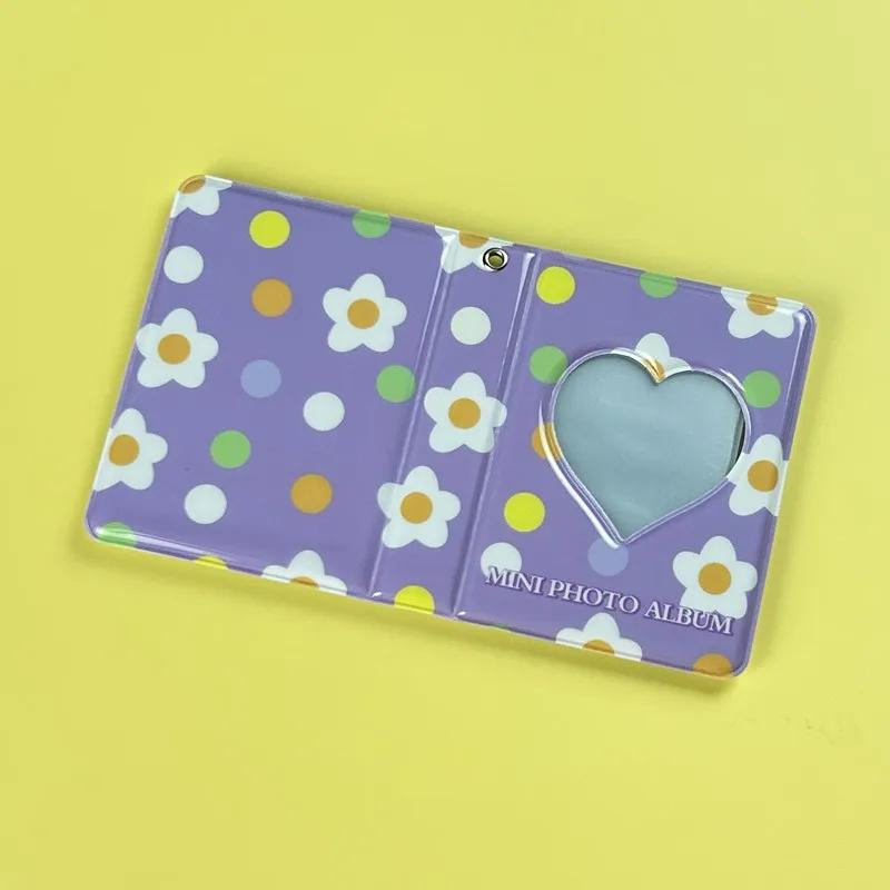 3-дюймовый мини-фотоальбом на 40 карманов Мультяшный альбом для фото Держатель для фотокарточек Kpop Альбом для коллекционирования Kpop Папка для фотокарточек Kpop