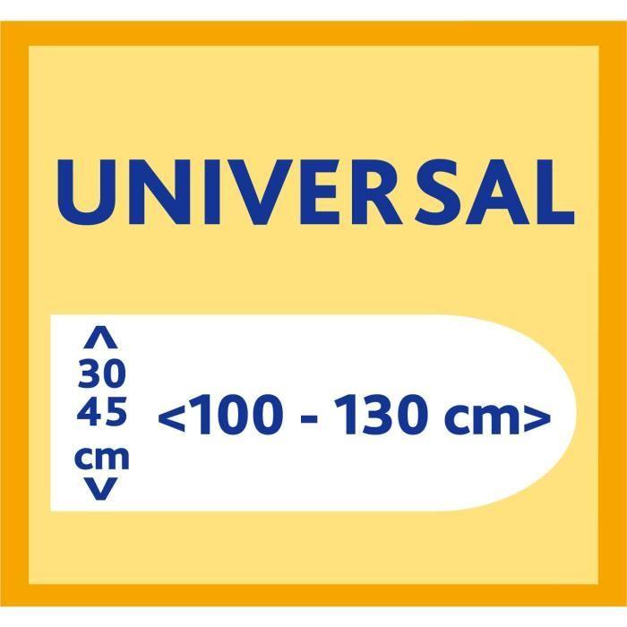 Vileda Rapid, Housse de planche à repasser, Coton, Gris, 1300 x 450 mm, 225 mm, 55 mm