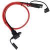 60 см Разъем SAE Боковой порт Кабель 10AWG для мотоцикла Солнечный генератор Аккумулятор