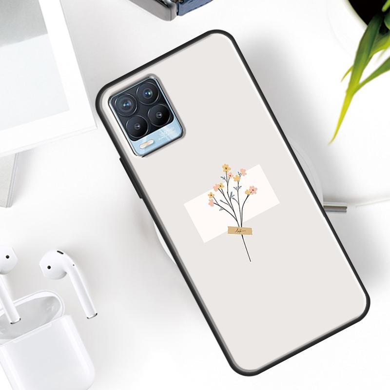 Purple Background Pattern Case For Realme 15 12 11 13 14 Pro Plus C65 C67 C61 C53 C55 C51 C25 C63 C71 C75 GT6 GT7 Pro