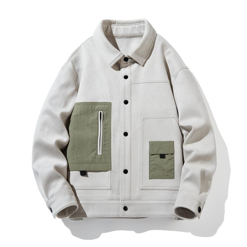 Весна и осень Мужская новая корейская инструментальная цветная модная куртка для мальчиков Простая модная повседневная куртка для женщин