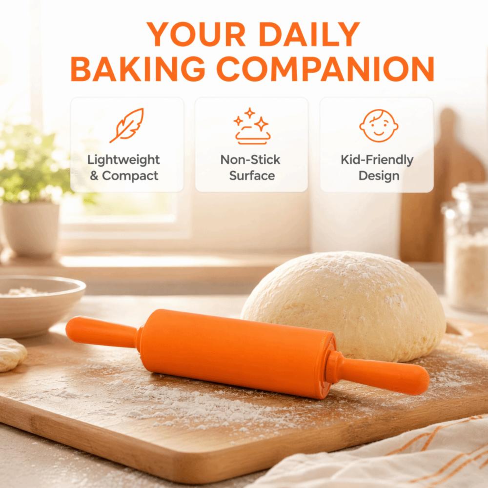 Handle Rolling Pin PP Non-Stick Rolling Pin New Baking Rolling Pin Home Kitchen Baking