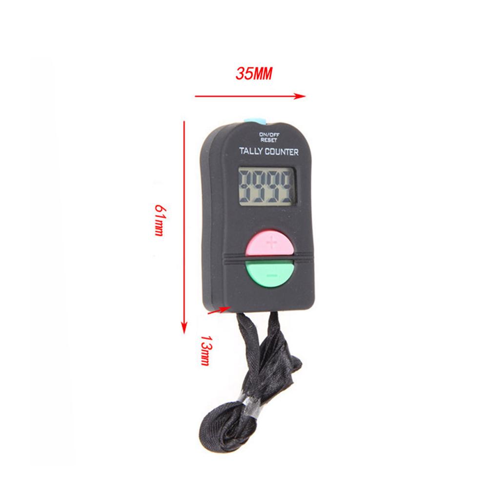 2 шт. 4-разрядный цифровой счетчик вверх и вниз, электронный ручной кликер с кнопкой