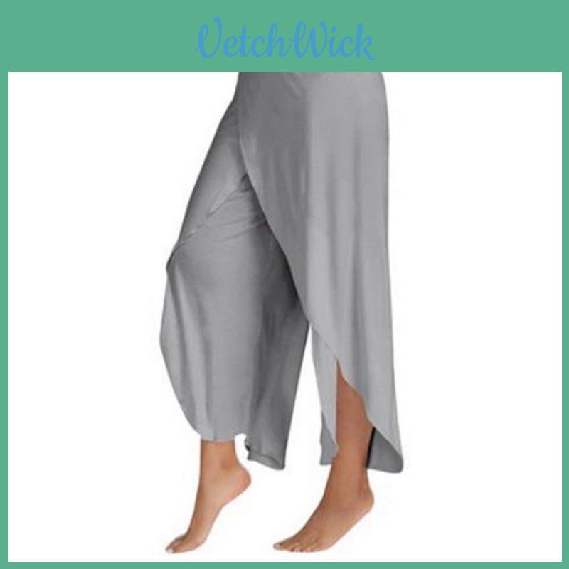 Women's Summer Casual Wide Leg Pants In Premium Quality Solid Color Design