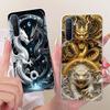 For Realme XT X2 X2Pro Cool Dragon Tiger Pattern Phone Case For RealmeX2 Pro X 2 XT Soft Silicone TPU Cases