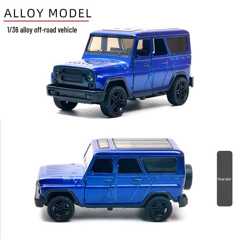 1:Игрушечная модель внедорожника из сплава 36 с функцией инерционного движения