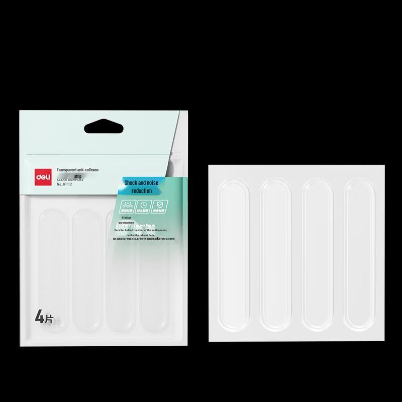 Deli Transparent Silicone Anti-Collision Protector Pads