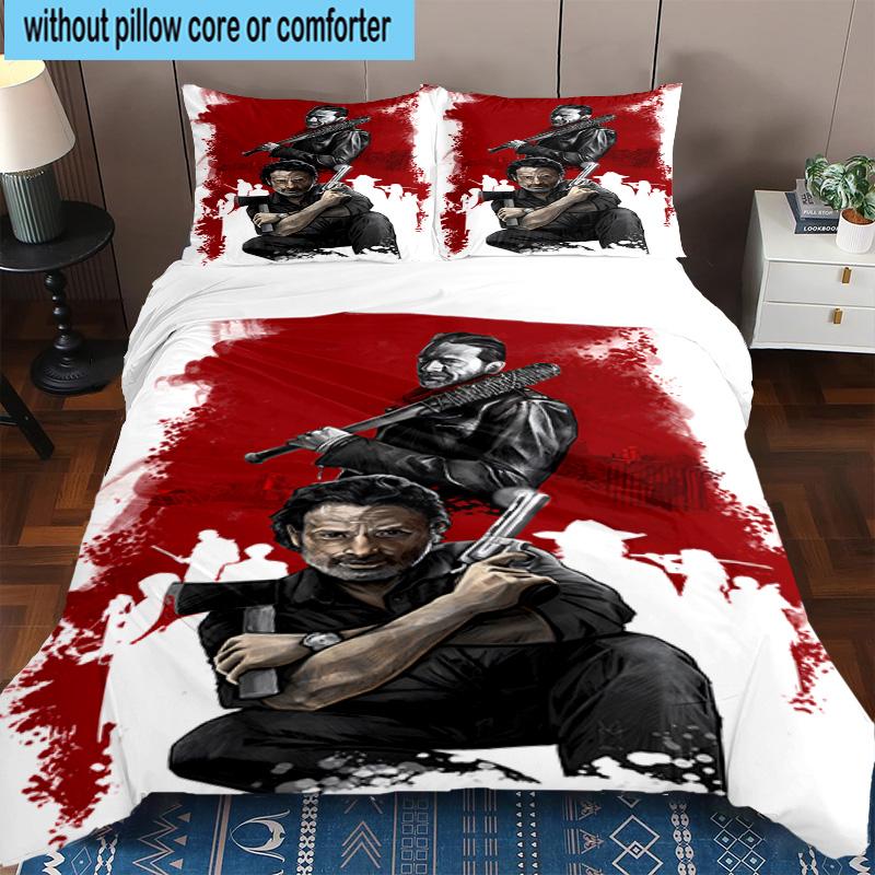 Norman's Forest Journey 3pcs Bedding,Including 1pc Duvet Cover And 2pcs Pillowcases Perfect for Christmas,Ideal for Bedroom, Dormitory