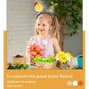 2Pcs Happy Easter Hair Hoop Bunny Carrot Eggs Chick Headband Party Prop