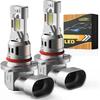 H11/H8/H9 Light Bulbs,Super Bright 6500K Cool White, Direct Replacement For Halogen Bulbs,High Visibility,70000H Lifespan, No Flicker