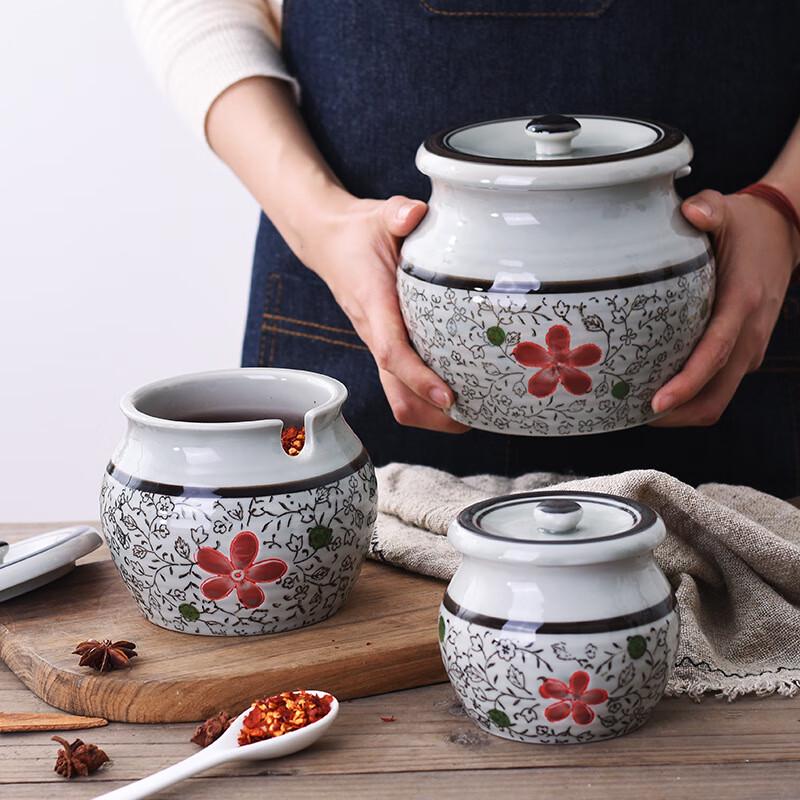 Японская керамическая банка для специй Bingyue