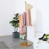 Scarf Display Rack Spiral Scarf Holder with 30 Hanger Rods Iron Ornament Freestanding for Home Suit Pants Belts Ties Towel