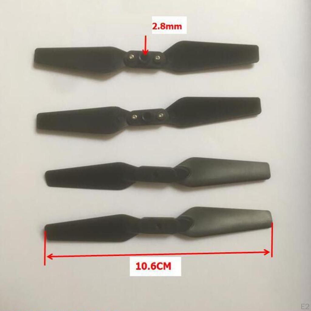 8шт RC пропеллеры легкие улучшенные запасные части для плоских лопастей для E88Pro E88