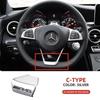 Car Interior Steering Wheel Badge Sticker Panel Center Emblem For AMG Mercedes Benz W212 W213 W205 GLA CLA GLC GLE New C/E Class OM8