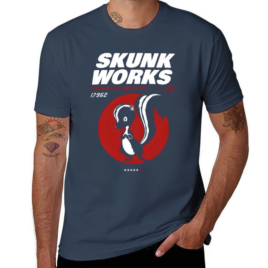 Lockheed Skunk Works - Skunk Works T-Shirt T Shirts Cotton 100% Man Tshirt T-Shirt